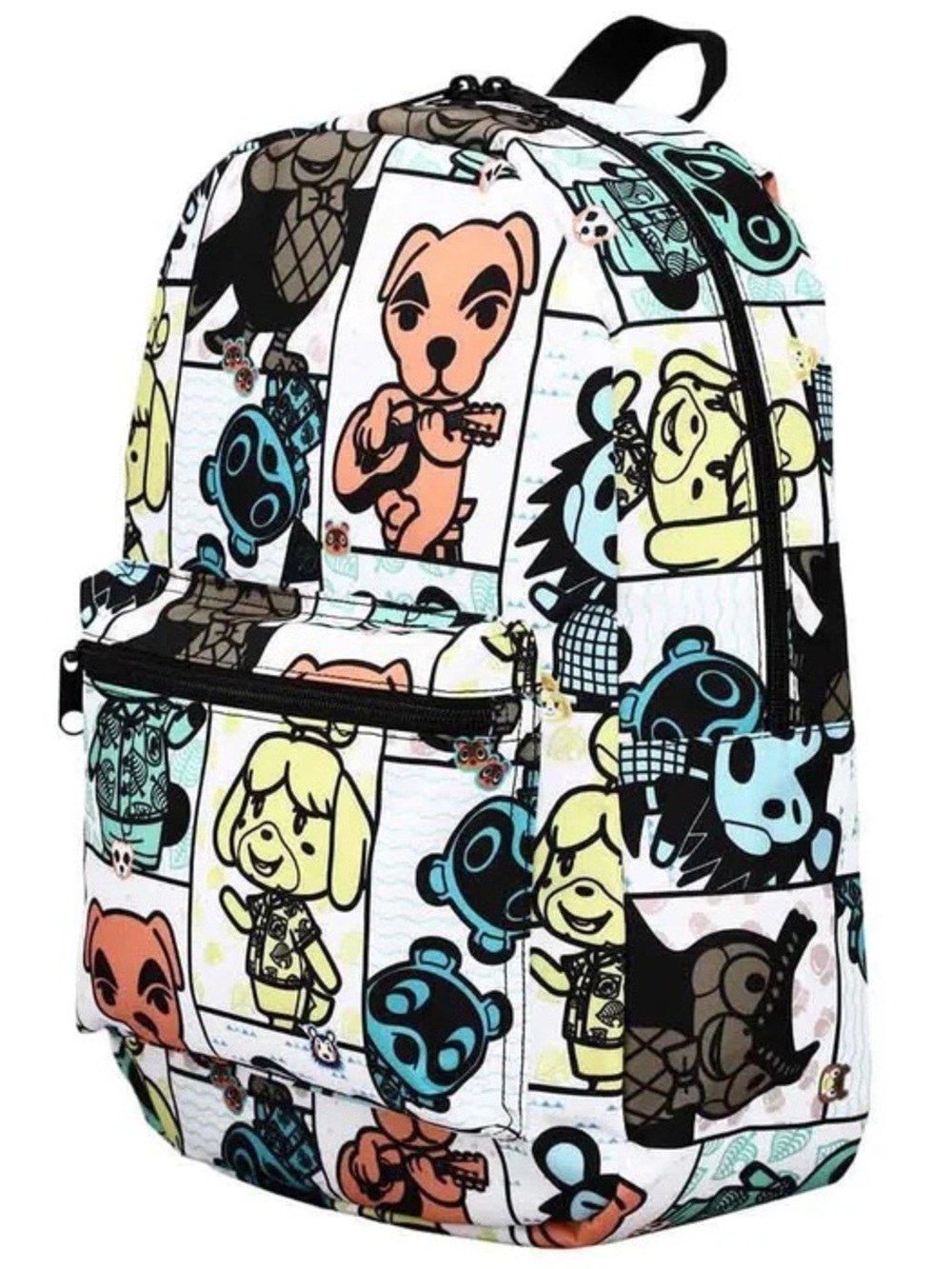 Animal Crossing Tile Character Full Size Backpack Laptop Sleeve New without tags